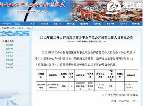 荣成市审计局最新招聘信息概览