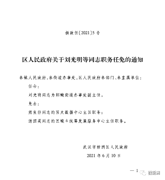 两城街道人事新布局，推动城市发展的新一轮力量任命